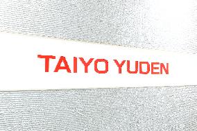 Taiyo Yuden signboard, logo
